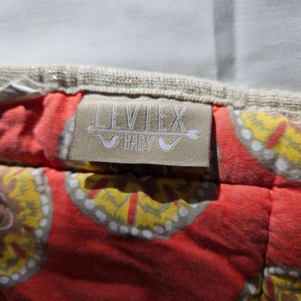 Levtex Baby Zahara Elephant Nursery Baby Blanket Quilt Crib Comforter 42x34 - Picture 5 of 5